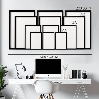 Artwork For Home Office | Set of 3 Moroccan Inspired Wall art Prints