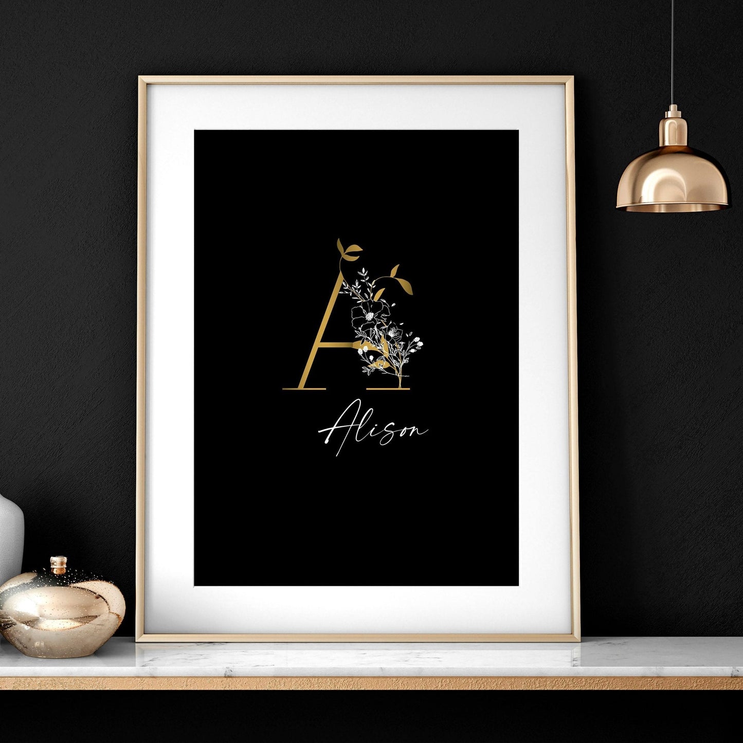Anniversary gift for one year | set of 3 wall art prints